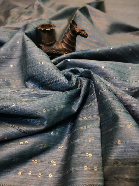 Silk and Sequin - Grey