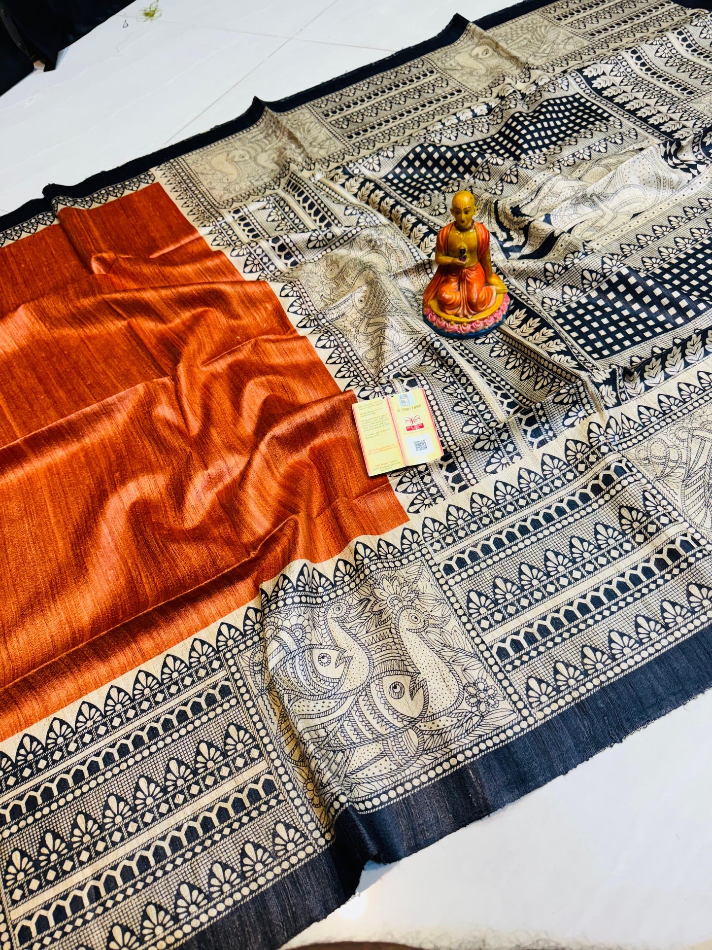 Ghicha Tussar - Orange
