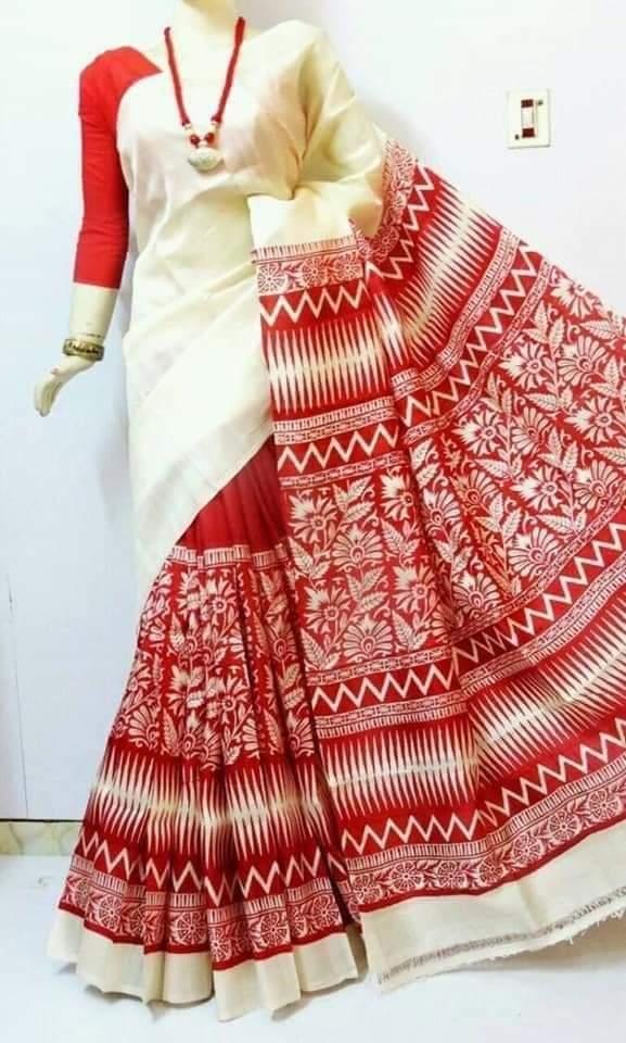 Silk - Bishnupuri Handblock