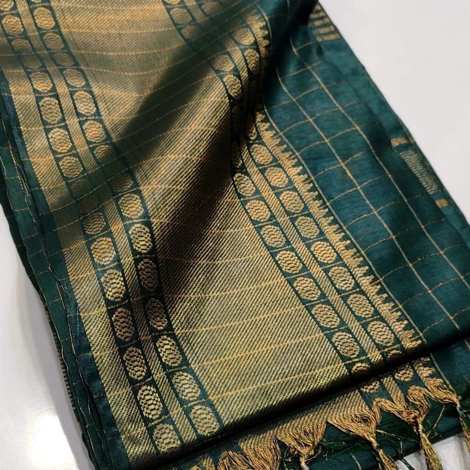 Maheshwari Silk - Sea Green