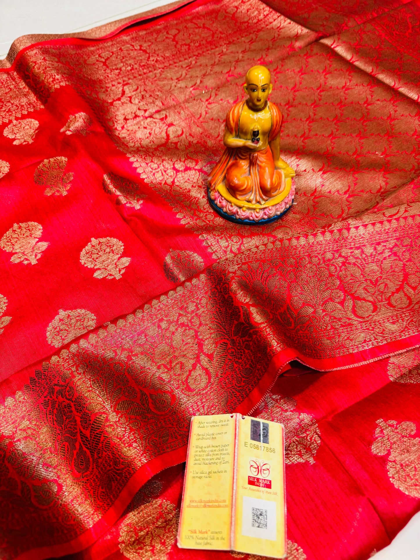 Muga Tussar - Red