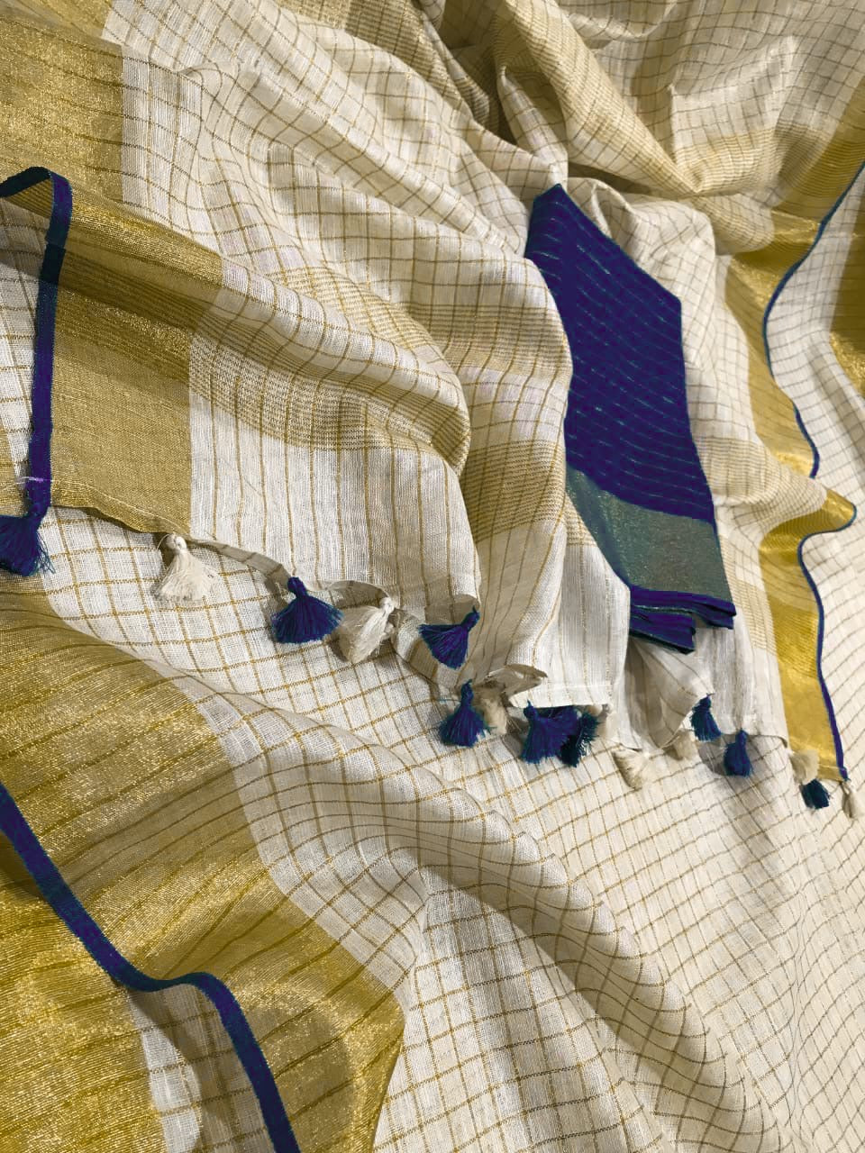 Linen - Navy Blue