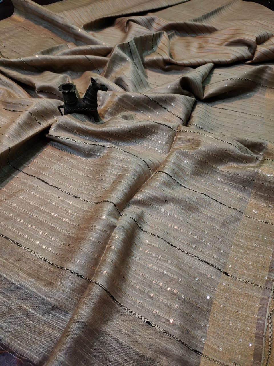 Silk and Sequin - Grey