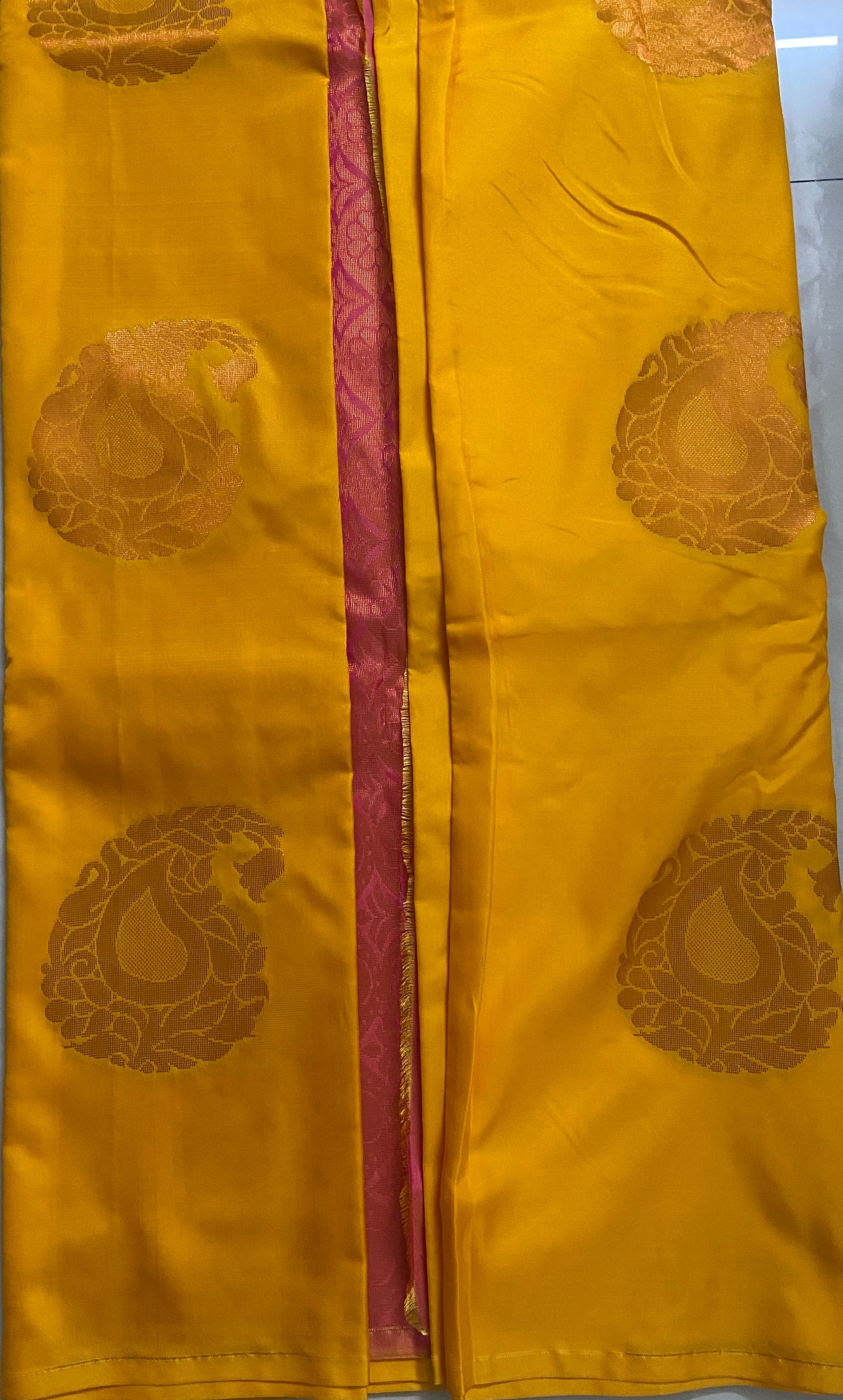 Soft Silk - Yellow and Pink