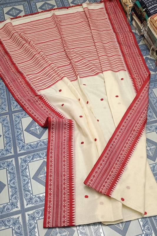 Khadi Cotton Designer - Red