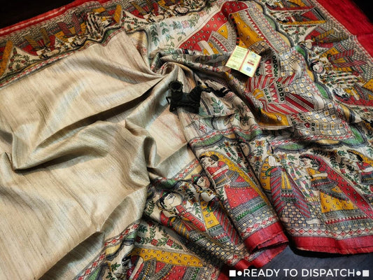 Ghicha Tussar - OffWhite