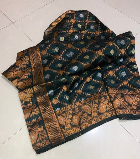 Jamdani - Grey Jaal