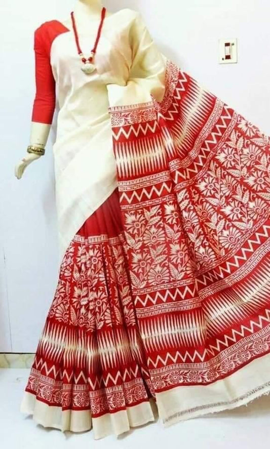 Silk - Bishnupuri Handblock