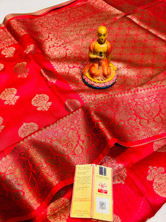 Muga Tussar - Red