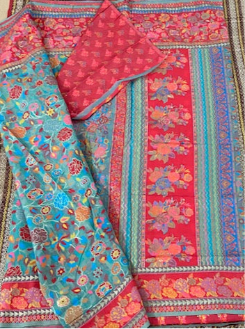 Kashmiri Kani - Turqoise