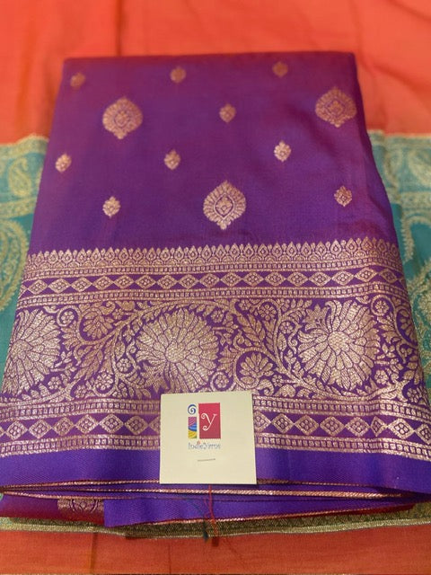 Silk - Katan Benarasi - Purple